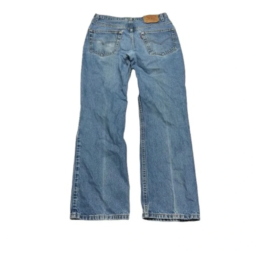 Vintage Levis 517 Bootcut Jeans Mens 34x32 Blue Medium Wash Denim Made in USA